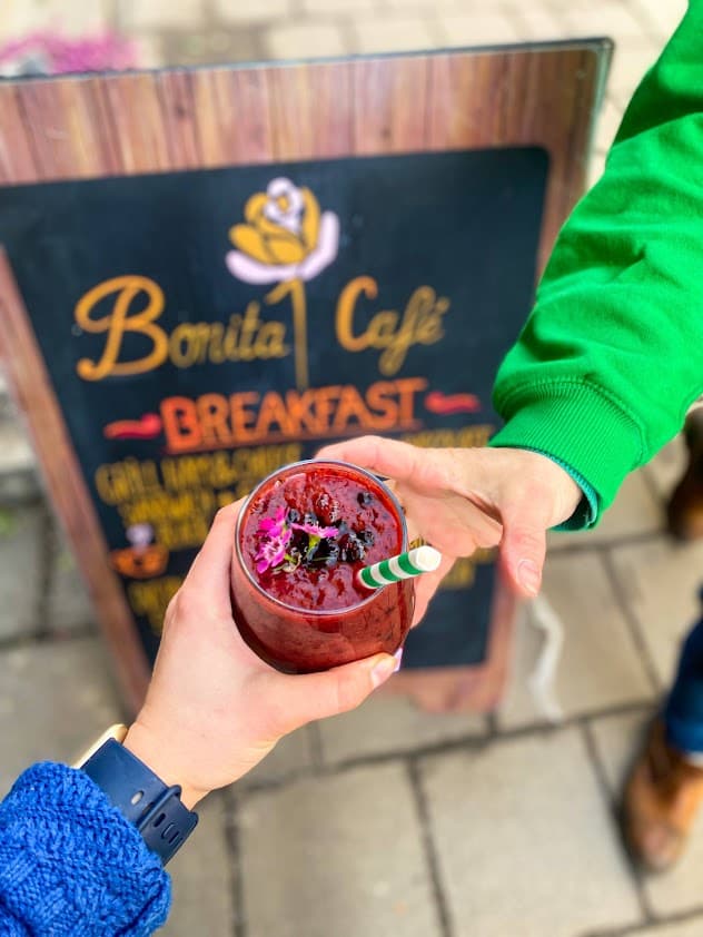 Smoothie at Bonita Cafe